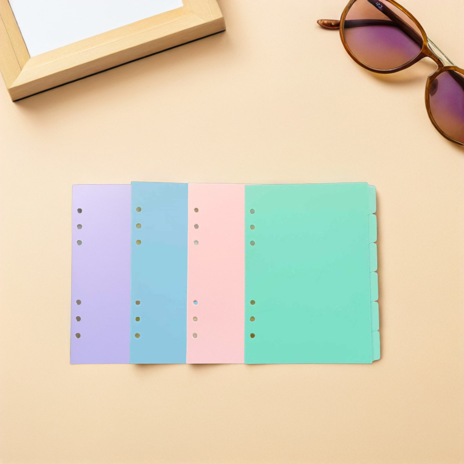 Index Tab Divider - 4Sets Index Tab Dividers Plastic Non-Tear
