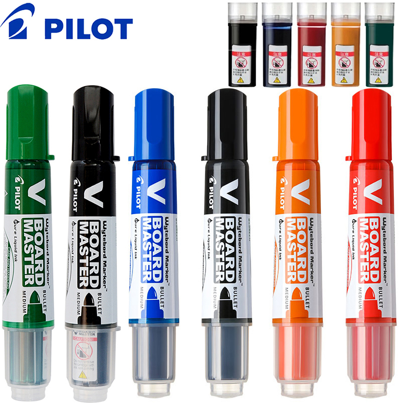 Whiteboard Marker Set - Pilot V Board Master WBMAVBM-M,Professional Whiteboard