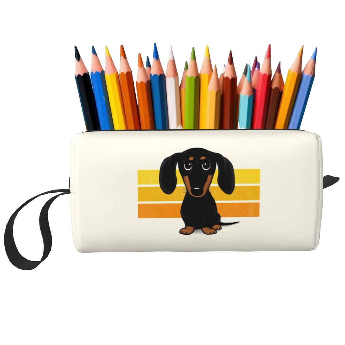 Tan Stationery & Office Supply - Cute Black And Tan Smooth Coated