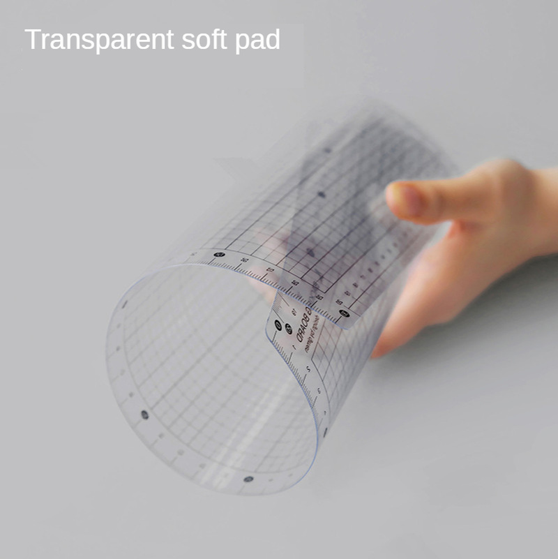 Trong Suốt Thước Ban A4 B5 Sin - đánh giá và giá Ruler Set Transparent