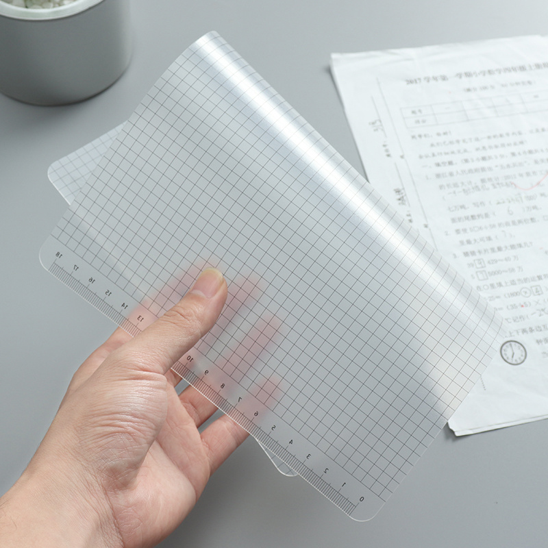 Trong Suốt Thước Ban A4 B5 Sin - đánh giá và giá Ruler Set Transparent