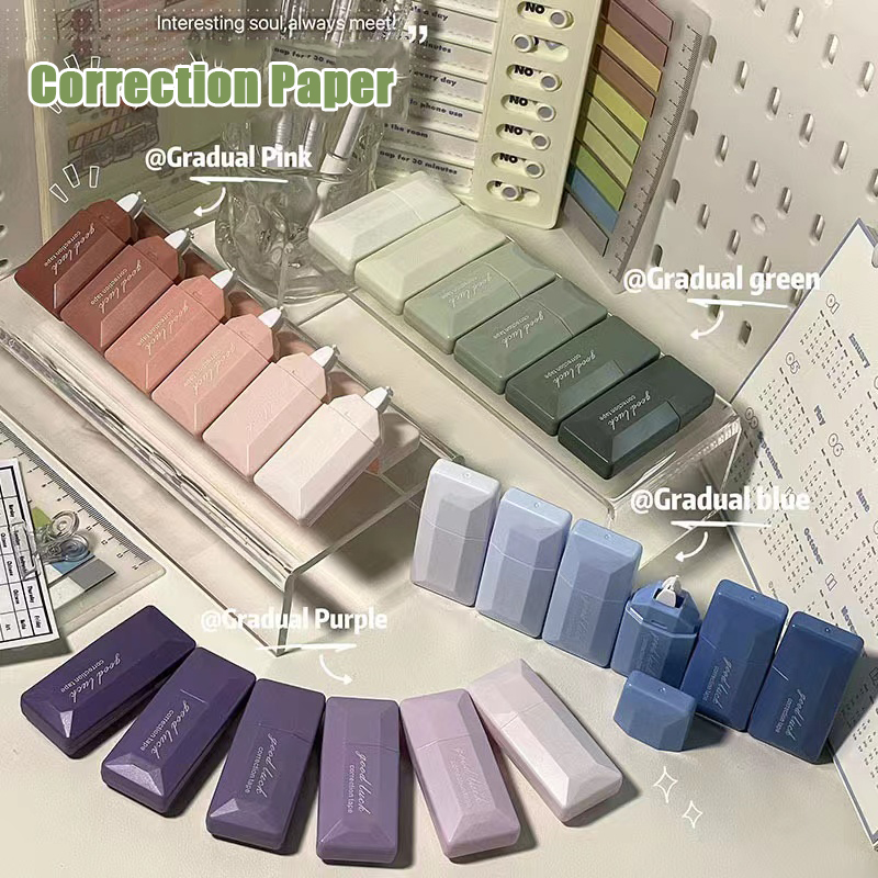 6PC Card Style Gradient Correc - đánh giá và giá Correction Tape Roller
