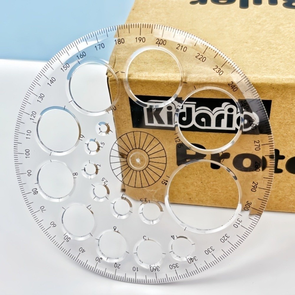 Circular Scale Plastic Ruler T - đánh giá và giá Ruler Set Transparent