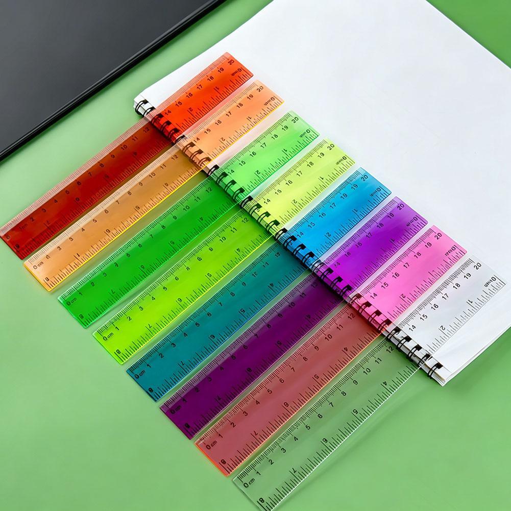 5pcs Random Color Plastic Rule - đánh giá và giá Ruler Set Transparent
