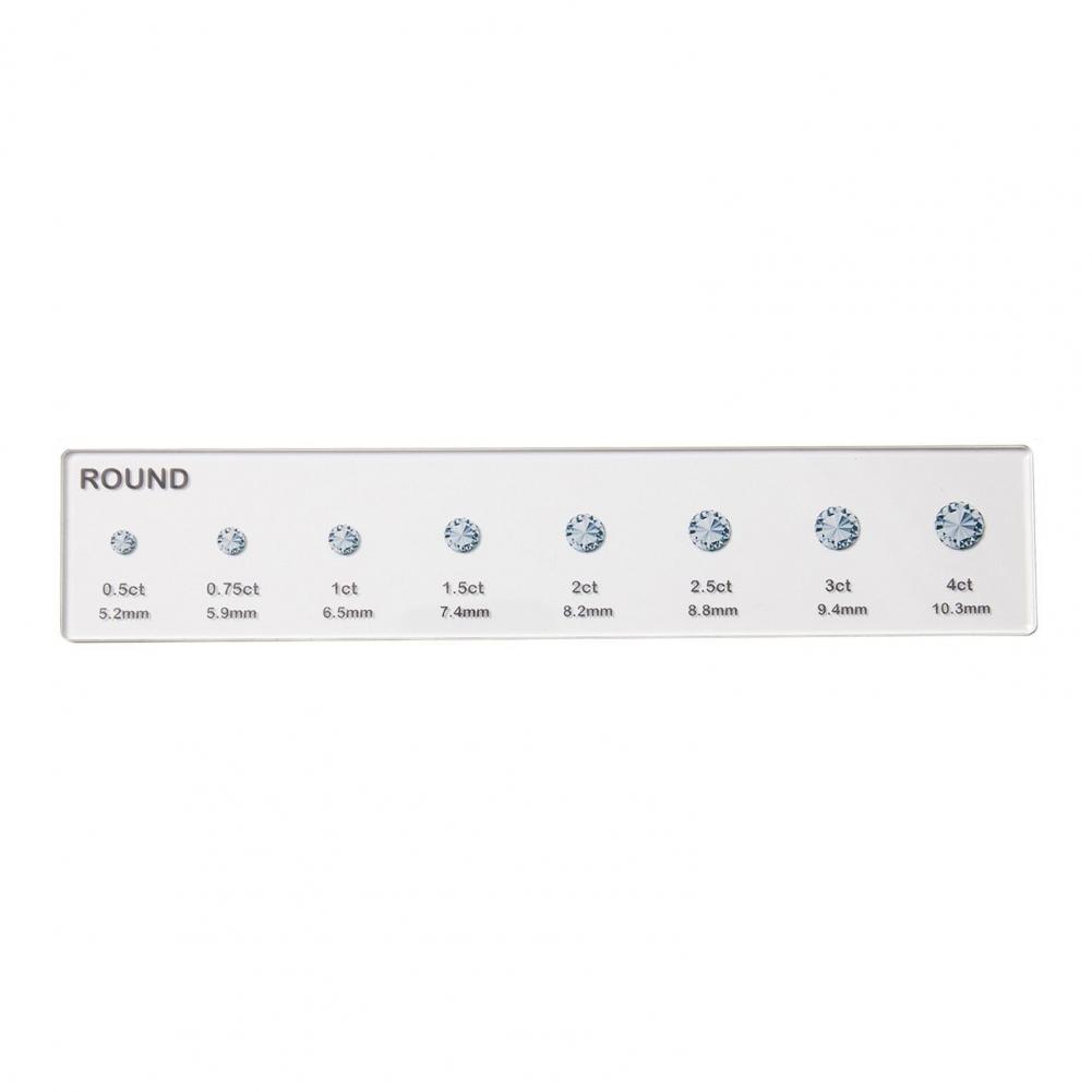 Rhinestone Size Ruler 3pcs Rhi - đánh giá và giá Ruler Set Transparent