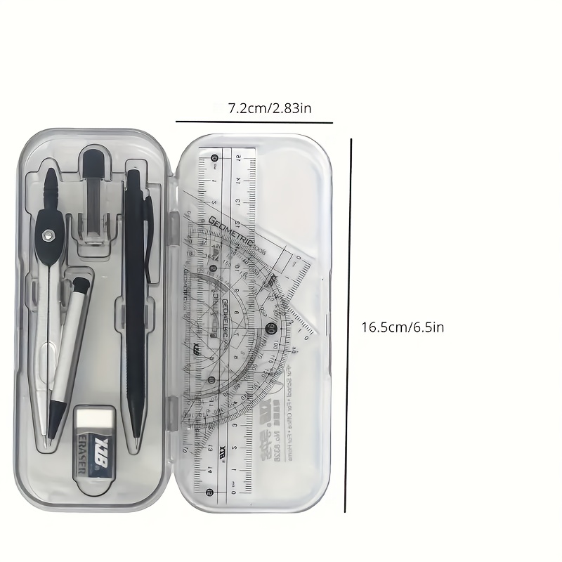 8-in-1 Mathematical Geometry K - đánh giá và giá Compass Geometry Set