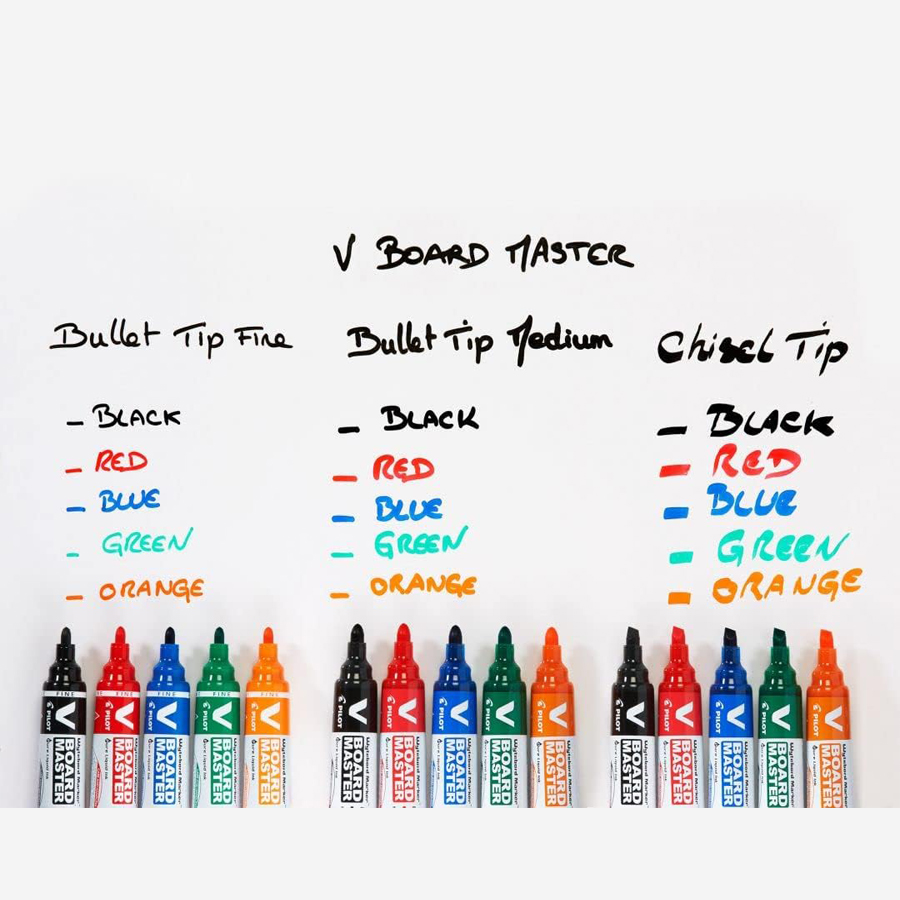 Pilot V Board Master WBMAVBM-M - đánh giá và giá Whiteboard Marker Set