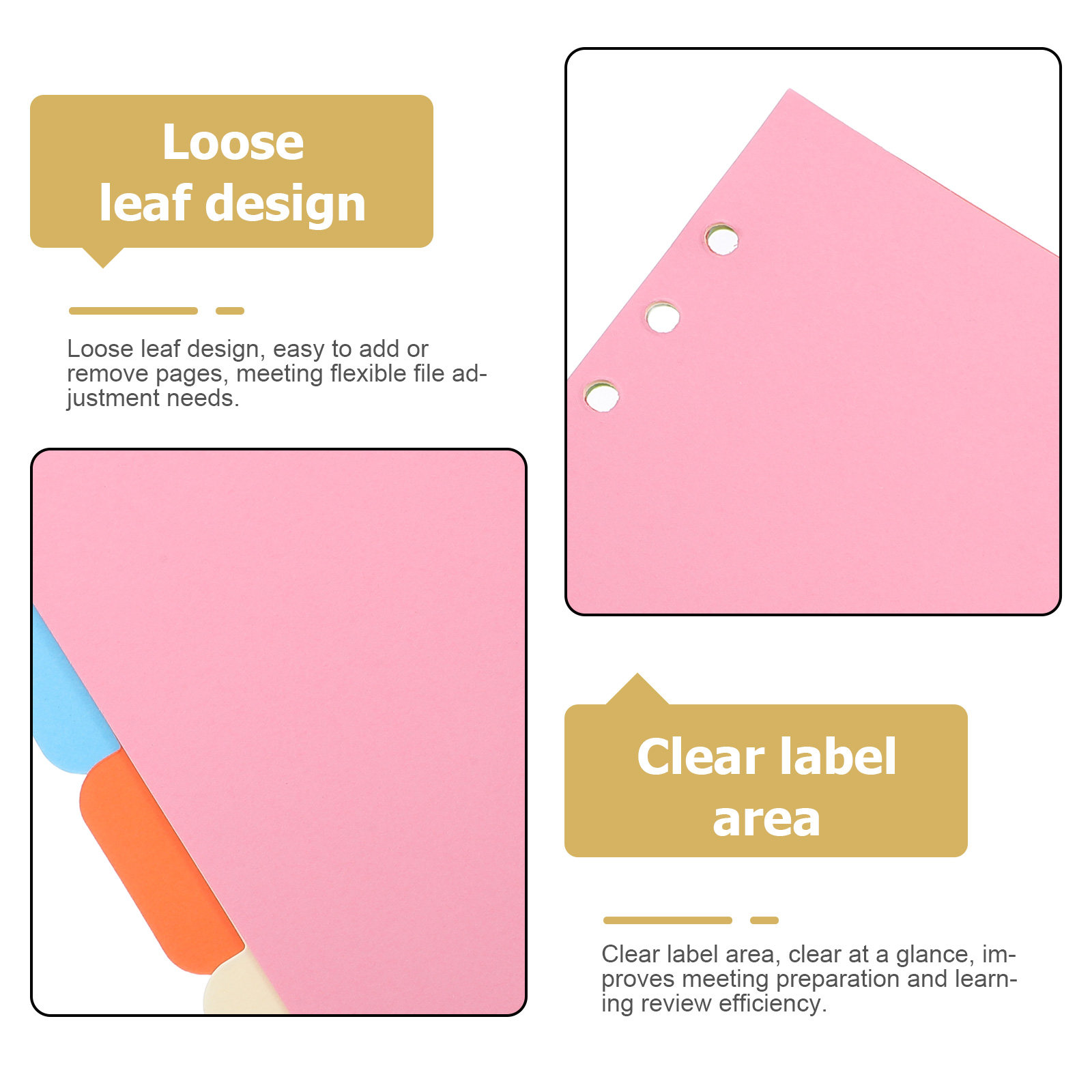 10Pcs Plastic Binder Dividers  - đánh giá và giá Index Tab Divider