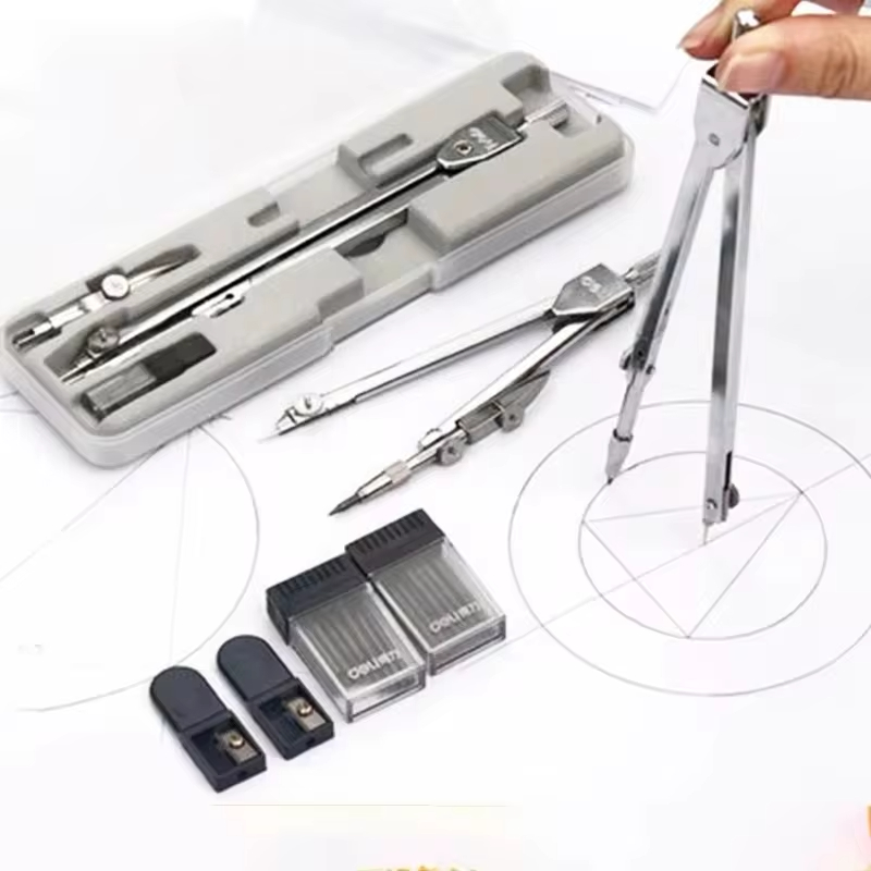 DELI Thép Không Gỉ Đa Năng Soạ - đánh giá và giá Compass Geometry Set