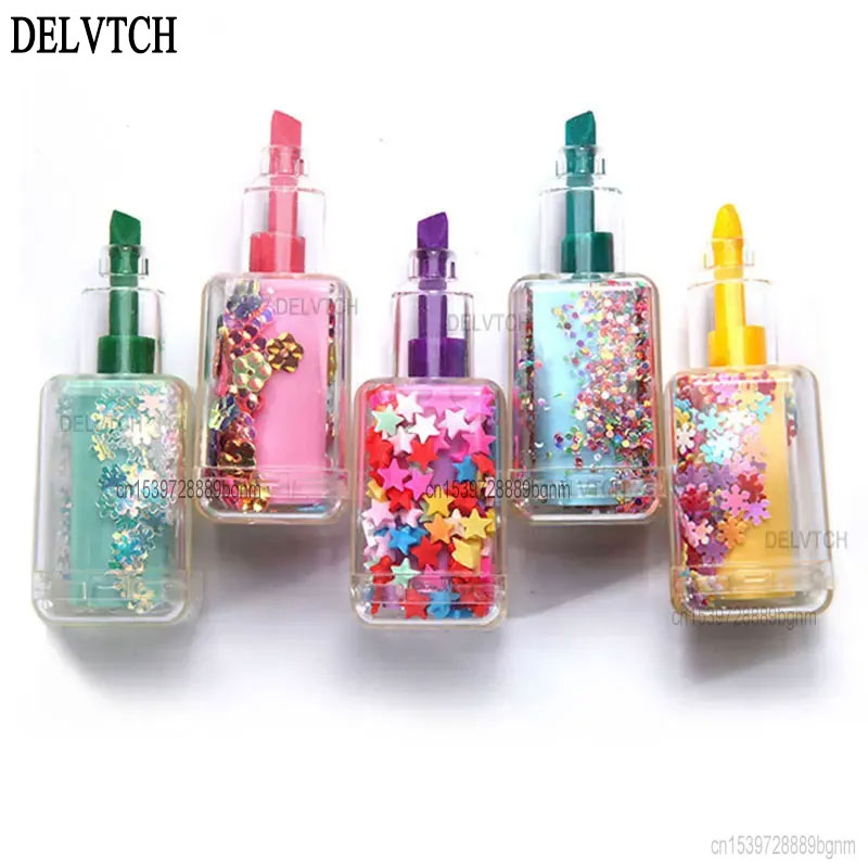 5Pcs Set Mini Sequin Nail Poli - đánh giá và giá Highlighter Set Pastel