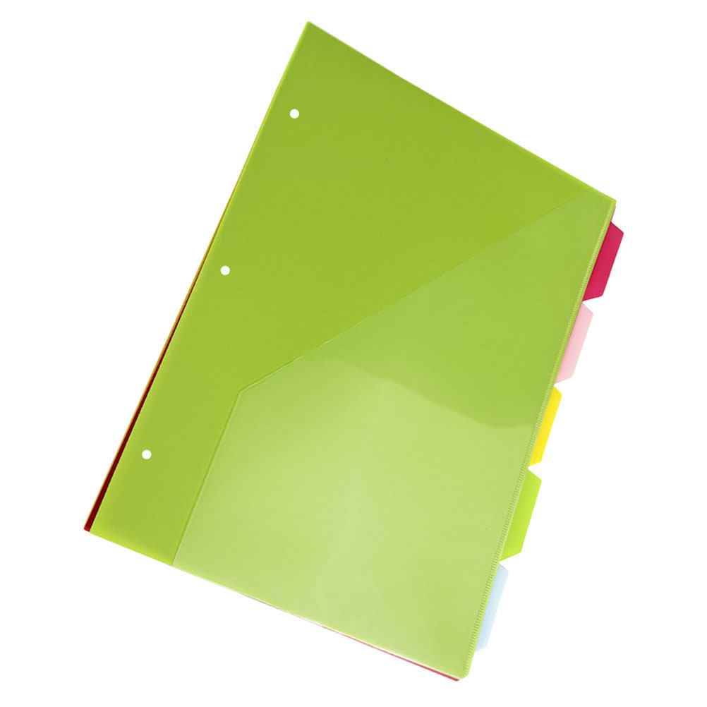 5Pcs Three Hole Punched Index  - đánh giá và giá Index Tab Divider