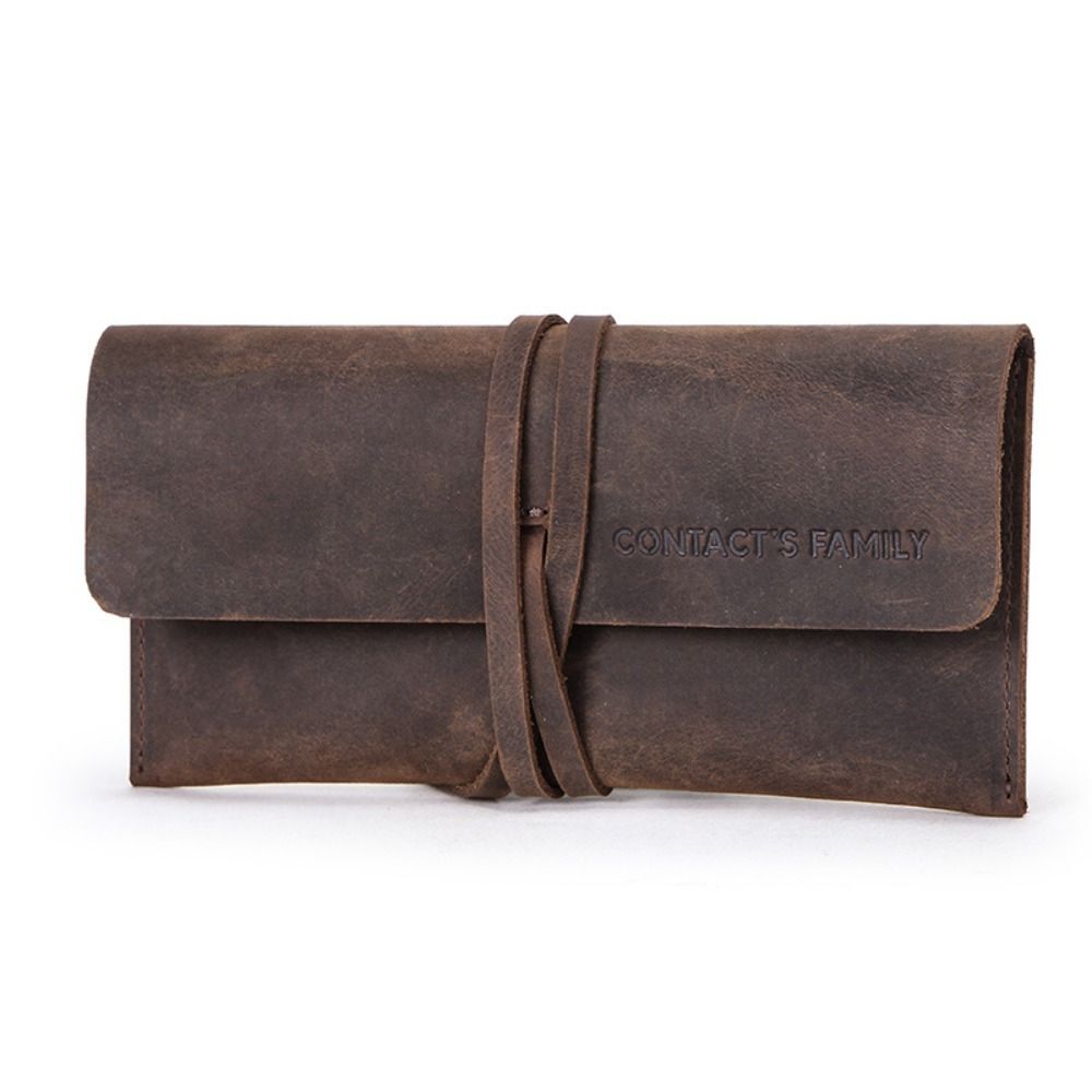 Retro Leather Leather Pencil C - đánh giá và giá Pen Pouch Roll