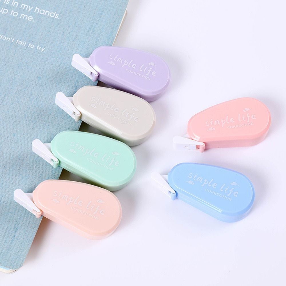 6PCS/Set Silent Correction Tap - đánh giá và giá Correction Tape Roller